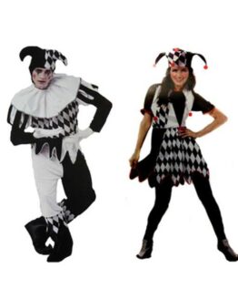 Purim_couple_15_ Clown Men Women Adult Costumes_2