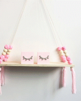 Decorative shelf swing shape