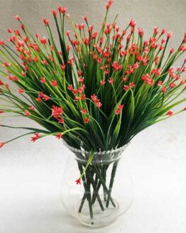 Home_plants_5_Artificial plant Red flowers_6
