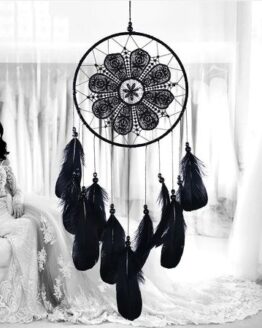 Home_Decorative accessories_18_Indian Style Handmade Dream Catcher with feathers_1