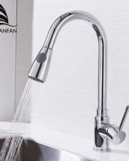Home_kitchen_21_Kitchen Faucets Silver Single Handle Pull Out Tap_5