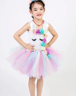 Purim_child_27_Halloween Unicorn Tutu Dress Toddler Girls design 2_7