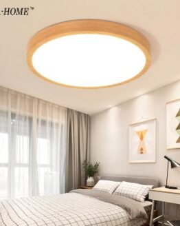 home_light_3_ultra-thin LED Wooden Ceiling Lights for the living room _1