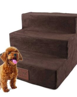 dogs_beds and living_14_Pet Dog Stairs 3 Steps Ladder Small Dog house for Puppy_5