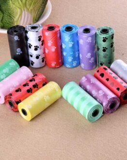 dogs_grooming and cleaning_6_Pet Supply 10Rolls 150pcs Printing Cat Dog Poop Bags_2