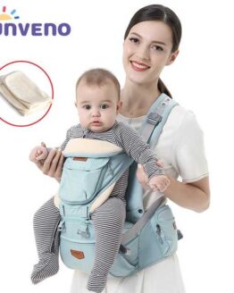 baby_Diaper mattress and bags_21_SUNVENO Ergonomic Baby Carrier Infant Baby Hipseat Carrier Front_5