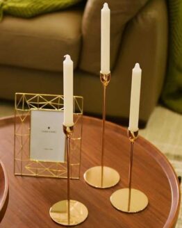 Home_Decorative accessories_40_Classic Golden Metal Candle Holder Table Decoration_6