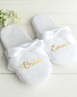 wedding_accessories_73_Personalized Wedding Slippers With Lace Bride_1