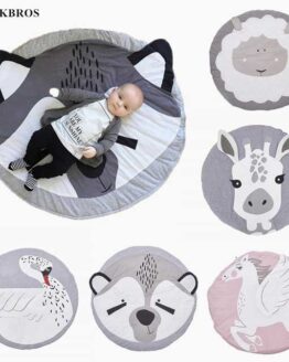 Baby_Toys and activities_20_Baby Infant Play Mats Kids Round Crawling Carpet_12