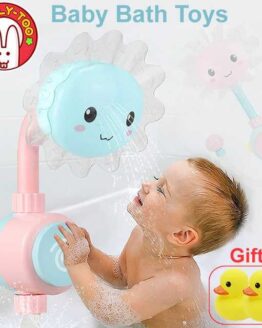 Baby_bathroom_7_Baby Bath Toy Bathtub spouts Suckers Folding Spray Faucet_3