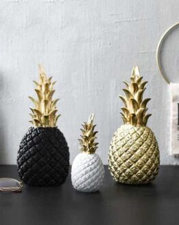 _Decorative accessories_43_Pineapple Shaped Figurine Gold Black white_4