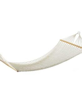 Home_Textile_44_White Outdoor Mesh Cotton Rope Swing Hammock Hanging_1