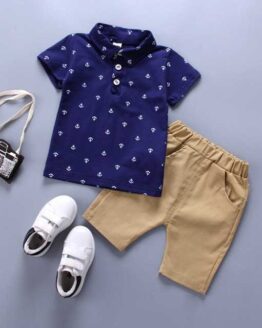 baby_baby clothes_19_baby Boys Clothing Set Gentleman Style polo shirt_1