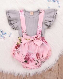 baby_baby clothes_40_Baby Girl clothes Sleeveless Ruffle Tops Overall Floral_1