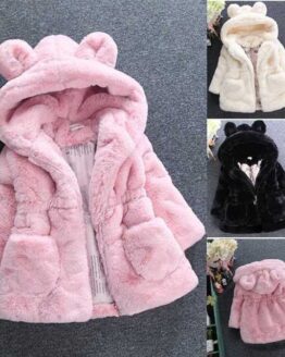 baby_baby clothes_8_Winter Baby Girls Clothes Faux Fur Fleece Coat_5