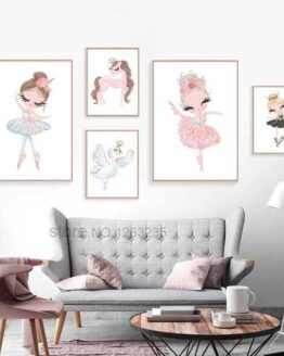baby_Furniture and design_27_Ballet Princess Nursery Nordic Poster_11