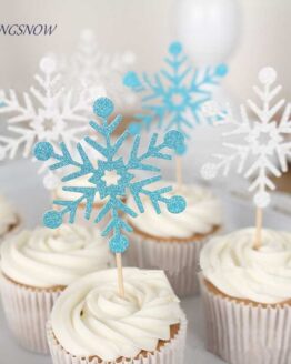 Party_Birthday and Party_26_ SnowFlake Cartoon Cupcake Topper Cake party_1