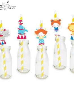 Party_Birthday and Party_30_Circus Party Straw Paper Straws Birthday_1