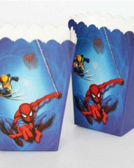 Party_Birthday and Party_66_Spiderman Cartoon Prints Popcorn Cup Box_1
