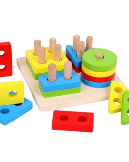 baby_Toys and activities_44_Educational Wooden Geometric Sorting Board_2