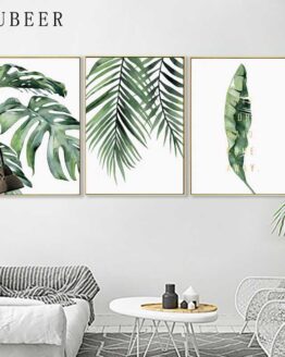 home_Decorative accessories_44_Scandinavian Style Tropical Plants Poster_3