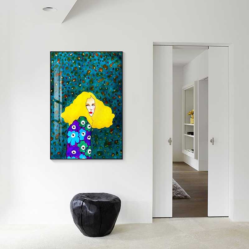 תמונה הדפס אמנותי סגנון מודרני דמויות צבעוניות - Image 4
