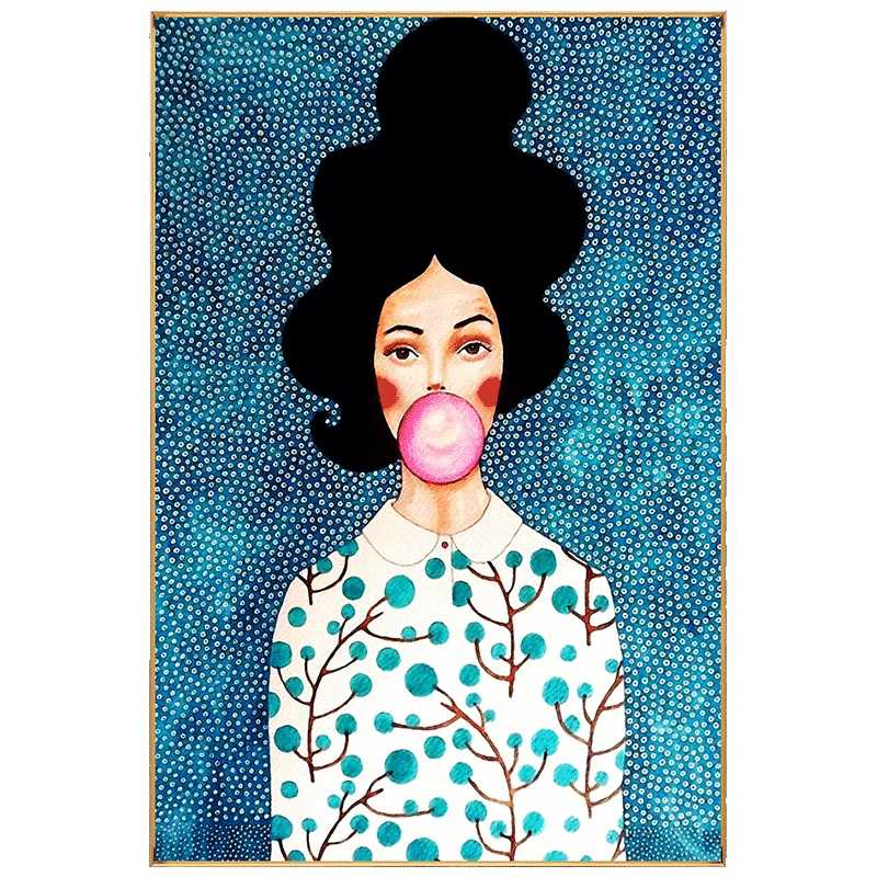 תמונה הדפס אמנותי סגנון מודרני דמויות צבעוניות - Image 5