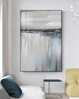 home_Decorative accessories_47_Minimalist Abstract Gray Sailboat Reflection_1