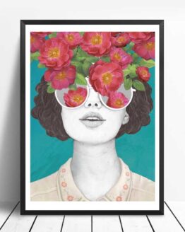 home_Decorative accessories_48_Flower Girl Portrait Wall Art Canvas_3