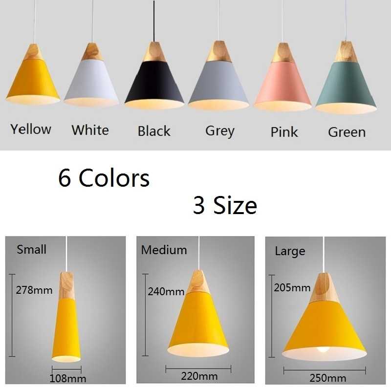 מנורות דלפק נופלות בסגנון נורדי בצבעי עץ ופסטל - Image 2