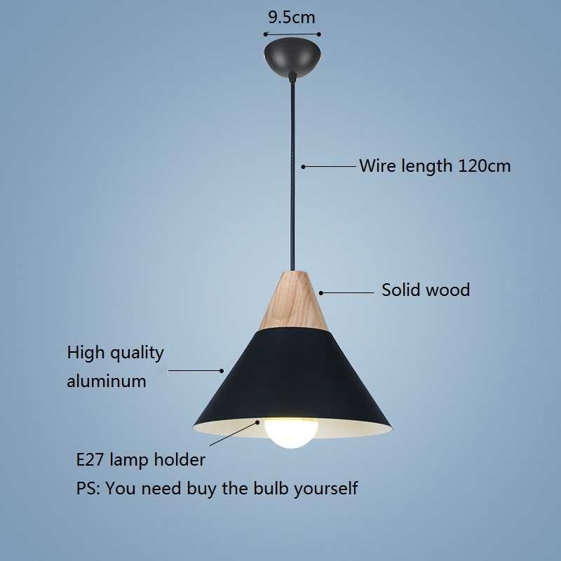 מנורות דלפק נופלות בסגנון נורדי בצבעי עץ ופסטל - Image 6