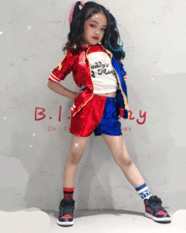 24hours Ship Harley Quinn Costume Cosplay Christmas Kids Girls Women Adult JOKER Jacket Carnival Costume