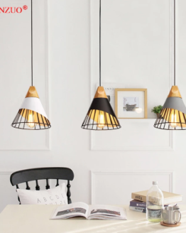 Wood Pendant Lights Modern Industrial Lamp Loft Nordic Hanging Lamp Kitchen Pendant Lamp Design Bedroom Dining Room Lights_1
